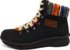 A single black boot with colorful accents is shown against a white background. Anteprima dell’immagine prodotto