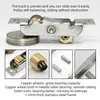 4 PIÈCES Ensemble de roulettes pour porte coulissante en Voir les images du produit 11