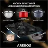 AREBOS plynová varná doska 5 horákov, sklokeramika, plynová Náhľad obrázku produktu 7