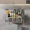 Küchenregale, Gewürzregale, Hängendes Küchenregal mit Haken Produktbild-Vorschau 9