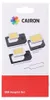 Sim Karten Adapter „Cairon“ Set 4 in 1 inkl. Nadel Nano / Produktbild-Vorschau 1