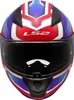 Casco integrale LS2 FF353 RAPID II Flitz Glossy White Blue Anteprima dell’immagine prodotto 9