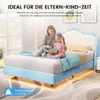 Letto imbottito HOMAVO 90x200 cm, lettino per bambini, Anteprima dell’immagine prodotto 6