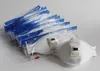 A stack of individually packaged 3M FFP3 respirators. Produktbild-Vorschau