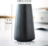 Vase Schwarz - vase Schwarz Matt, Schwarze Vases, 15CM Produktbild-Vorschau 4