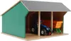 Kids Globe Spielzeug-Scheune für Traktoren Klein 1:32 Holz Produktbild-Vorschau 3