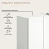 Vira meuble sous lavabo 3 portes, 5 tiroirs blanc brillant, Voir les images du produit 8