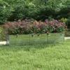 vidaXL Garten-Hochbeet 240x40x45 cm Verzinkter Stahl Silber Produktbild-Vorschau 2