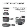 Camping Kochset 10-teilig – Outdoor Topfset mit Produktbild-Vorschau 2