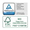 Papstar 81198, Teller, Quadratisch, Karton, Weiß, Produktbild-Vorschau 7