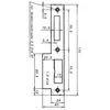 SSF Lappen-Schließblech 170 mm, DIN R 24 mm rd.Edelstahl Produktbild-Vorschau 4