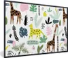 MuchoWow® MuchoWow® Gerahmtes Poster Dschungel - Muster - Produktbild-Vorschau 1