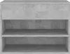 vidaXL Ławka pod buty beton szara 60x30x45 cm Materiał Podgląd zdjęcia produktu 13