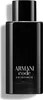 A black bottle of Armani Code Eau de Parfum is shown against a white background. Voir les images du produit