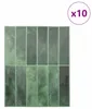 vidaXL Rechteckige Fliese 10 Stk. Dunkelgrün 29 x 23 x 0,08 Produktbild-Vorschau 2