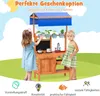 Kuchnia dla dzieci COSTWAY, kuchnia ogrodowa z daszkiem Podgląd zdjęcia produktu 8