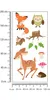 Muralo Nástěnná samolepka Happy Forest Animals with the Náhled obrázku produktu 2