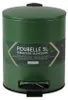 Urban Living Treteimer Toulon - dunkelgrun - 5L - Metall Produktbild-Vorschau 2