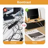 Kabelmanagement Box mit Bambusdeckel, Kabel Organizer für Produktbild-Vorschau 3