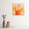 Leinwandbild orangenmuster von unten nach oben 30x30 cm Produktbild-Vorschau 2