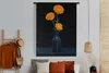 MuchoWow® Wandteppich Wandbehang Vase - Blumen - Orange Produktbild-Vorschau 5