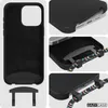 Collage of images showing an iPhone case with a lanyard, demonstrating its features and design. Produktbild-Vorschau