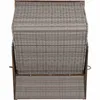 Strandkorb Greenline135+,743 PE antique white, Akazie100%, Produktbild-Vorschau 4