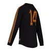 Holland Retro Fußballtrikot WM 1974 + Nummer 14 (Langarm) - Produktbild-Vorschau 3