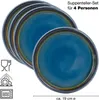 Famanu Suppenteller-Set 4-teilig für 4 Personen - Blau Produktbild-Vorschau 8