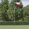 Vlag met vlaggenmast Tsjechië 6,08 m aluminium Productafbeelding-voorbeeld 2