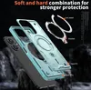 Dual Layer Hülle für Xiaomi Redmi 12C/Poco C55 Metall Ring Produktbild-Vorschau 2