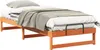 Estructura de cama Marrón 90 x 220 cm Madera de pino macizo Vista previa de la imagen del producto 1