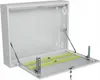 19-inch rack, 2U, 130mm diepte, grijze kast voor Productafbeelding-voorbeeld 2