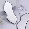 Gua Sha Massageschaber aus 304 Edelstahl Silber 10x4x0,6 Produktbild-Vorschau 4