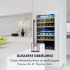 Klarstein Weinkühlschrank 2 Zonen, 132L Produktbild-Vorschau 2