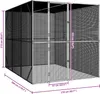 vidaXL Klec pro ptáky antracitová 210 x 304 x 213 cm Náhled obrázku produktu 7