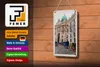 Blechschild Reise 12x18cm Wien Österreich Kirche Mosaik Produktbild-Vorschau 3