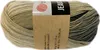 A ball of variegated yarn with a label. Produktbild-Vorschau