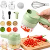 Elektrischer Gemüseschneider kabellos, 4-in-1 Mini Produktbild-Vorschau 1