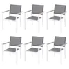 Avestar Gartenstühle 6er Set, Outdoor Stapelstühle, aus Produktbild-Vorschau 1