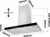 CIARRA Wandhaube 90cm A+++ 709 m³/h Dunstabzugshaube WIFI Produktbild-Vorschau 7