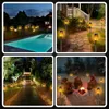 8 solárních zahradních lamp s LED a efektem plamene, Náhled obrázku produktu 4