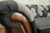 Strapazierfähige Chesterfield Couch Sofa Polster Microfaser Produktbild-Vorschau 10