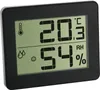 Thermo-hygromètre numérique noir pour un climat intérieur Voir les images du produit 1