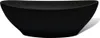 vidaXL Lavabo in Vetroceramica ovale nero 40 x 33 cm Anteprima dell’immagine prodotto 10