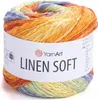 YarnArt Lněná Soft příze - barva 7412 - bavlněná příze Náhled obrázku produktu 1