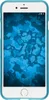 PhoneNatic Case kompatibel mit Apple iPhone 8 - blau Produktbild-Vorschau 2