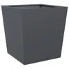vidaXL Pflanzkübel Anthrazit 50x50x50 cm Stahl Produktbild-Vorschau 1