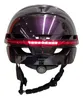 Bluetooth city helmet 54-58cm LED/SOS/Intercom purple Anteprima dell’immagine prodotto 4
