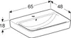 Geberit Renova Plan WT, 65x48cm, mHL, mÜL, weiß, 1 Stk. Produktbild-Vorschau 2